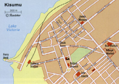 Kisumu Stadtplan